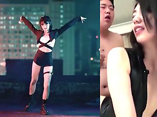 Chinois gril danse avec le porno/pmv